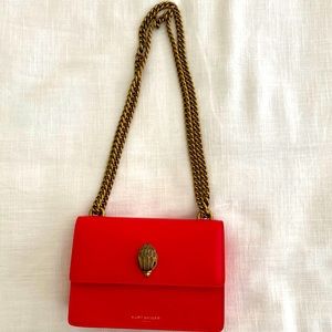 Kurt Geiger bag with duster. Can be crossbody or shoulder. Asking or best offer.